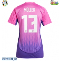 Tyskland Thomas Muller #13 Bortedrakt Dame EM 2024 Kortermet